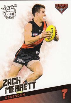 2017 Select Certified #60 Zach Merrett Front